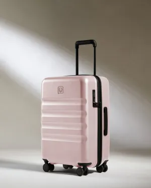 Large Cabin Suitcase in Moorland Pink - Icon Stripe