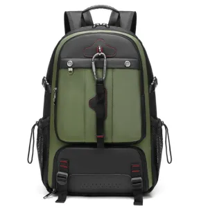 Large-capacity Expandable Shoe Compartment Backpack Camping Travel Bag with USB Port, Size: 80L(Green)