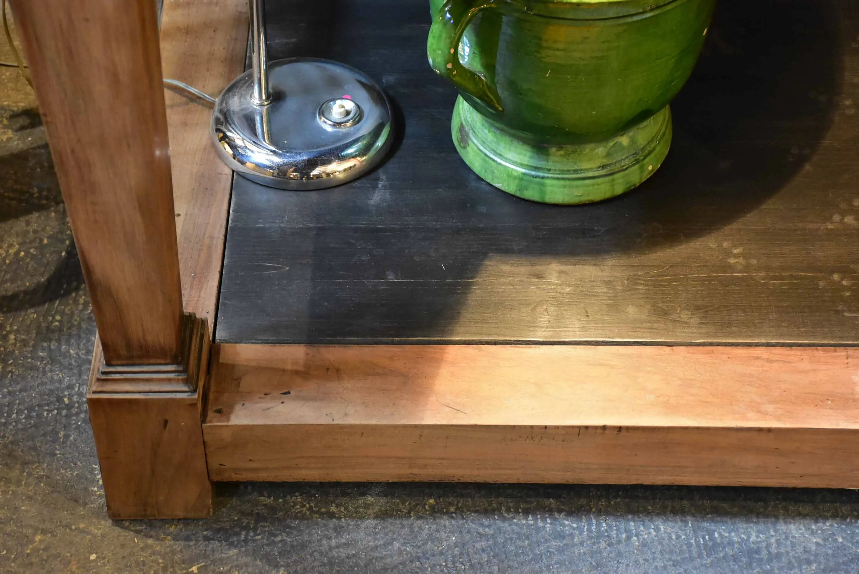 Large late 19th Century French drapery table