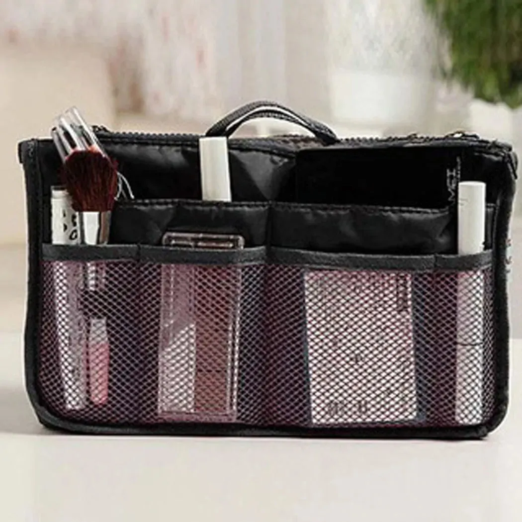 Large Liner Lady Makeup Cosmetic Bag