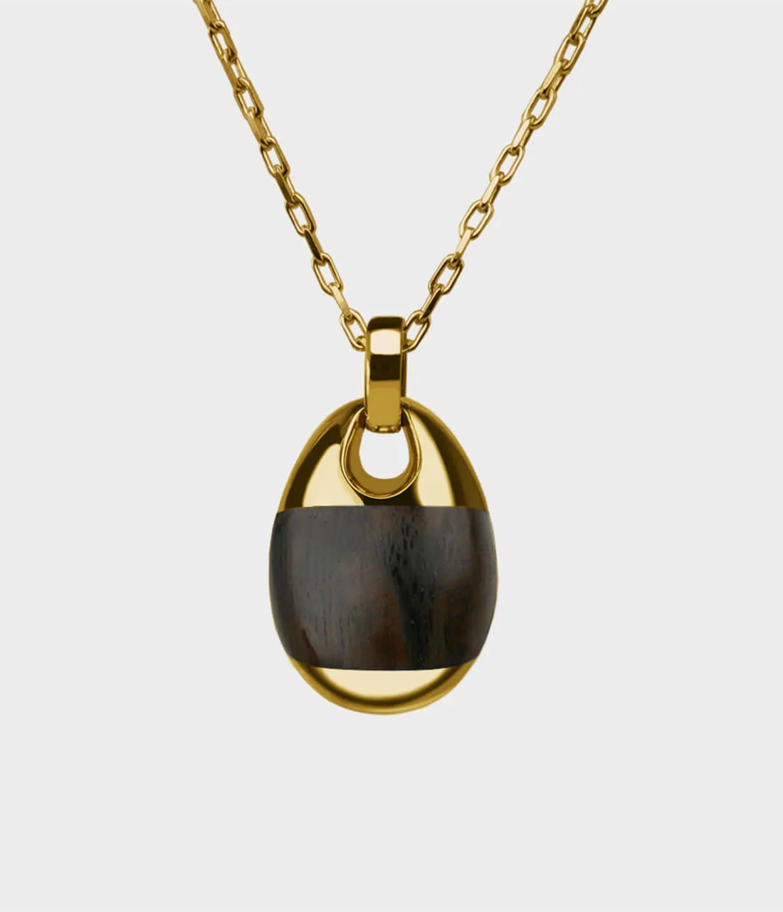 Large London Oak Pebble Necklace