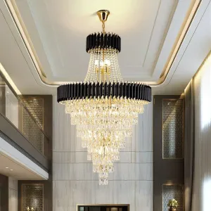 Large Luxury Crystal Chandelier – Living Rooms, Dining Rooms, Staircases, Foyers, and Hallways