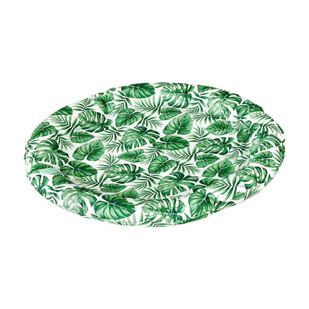 Large Round Self-Cooling Pet Mat Gel Core, PVC, Green - i.Pet