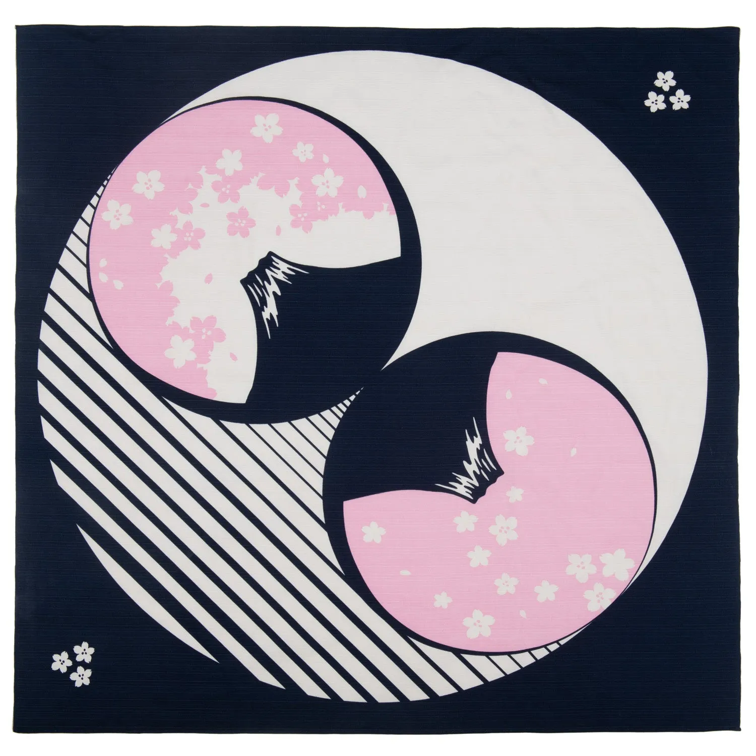 Large Sakura and Mount Fuji Japanese Furoshiki