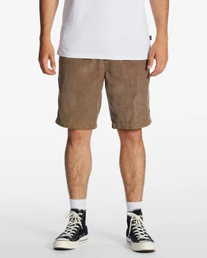 Larry Corduroy 20" Shorts - Earth