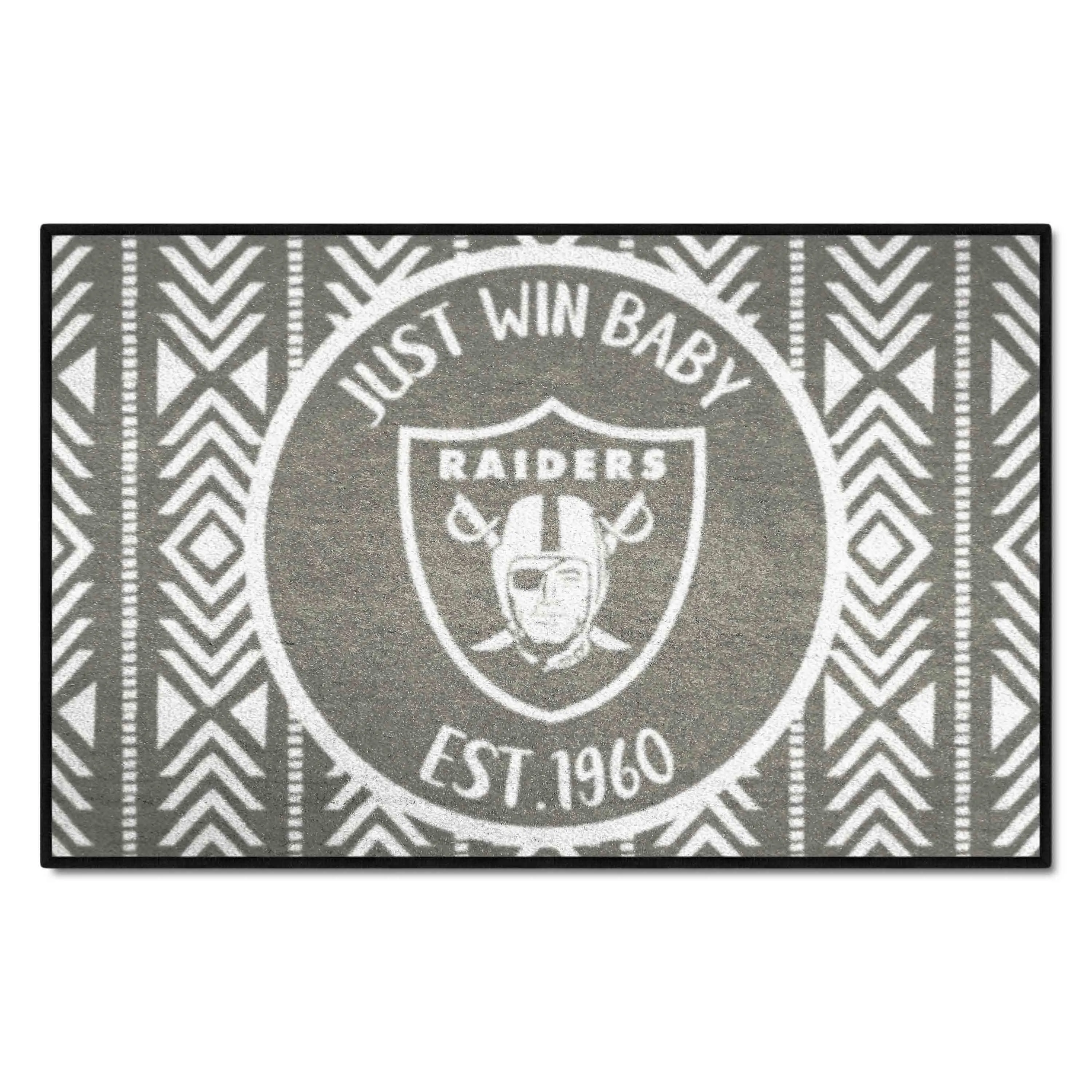 Las Vegas Raiders Southern Style Starter Mat Accent Rug - 19in. x 30in.