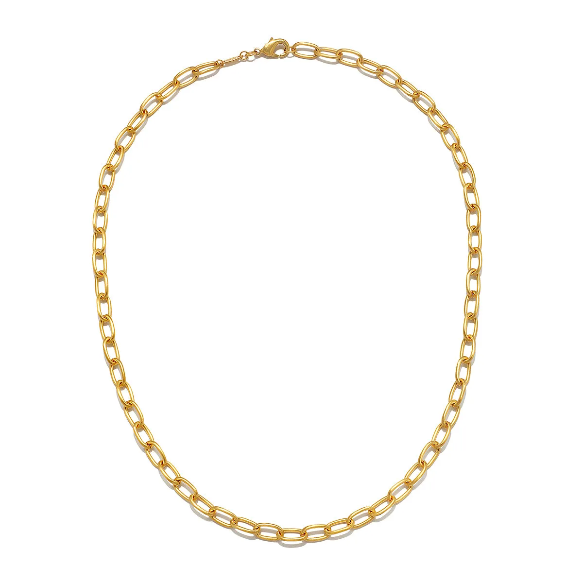 Lasting Beauty Oval Chain Necklace