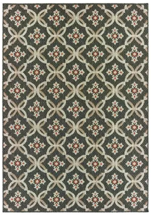 Latitude 1904K Grey Orange Rug