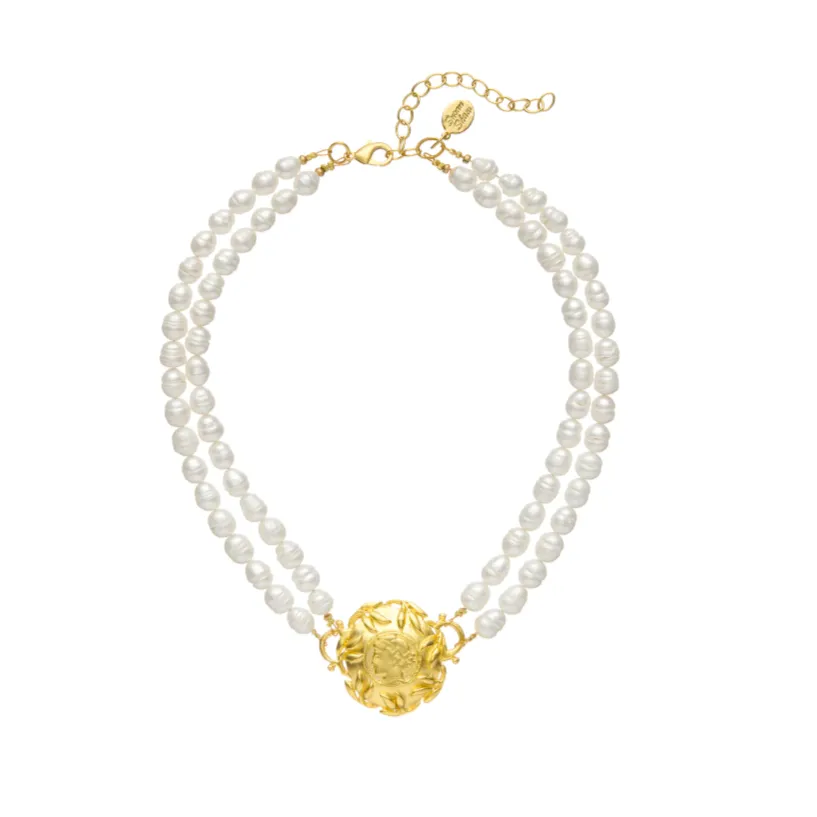 Laudomia Pearl Necklace