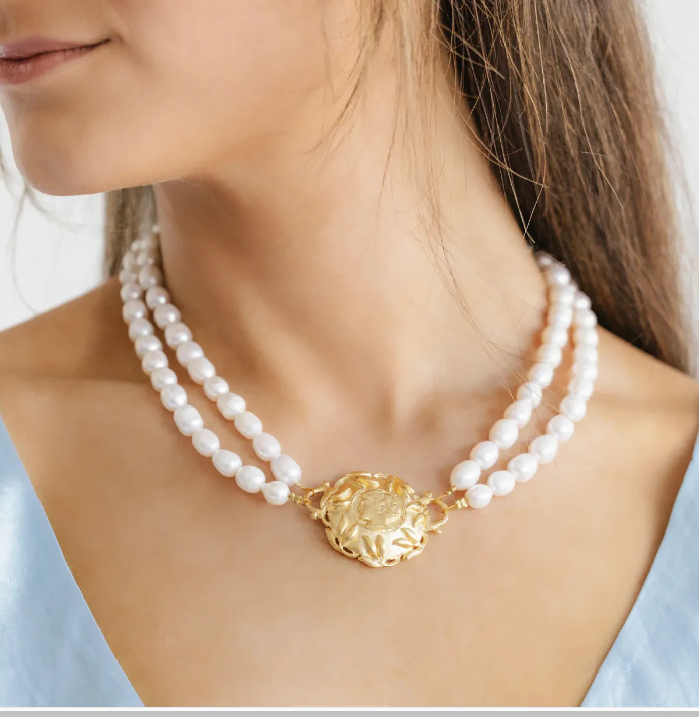 Laudomia Pearl Necklace