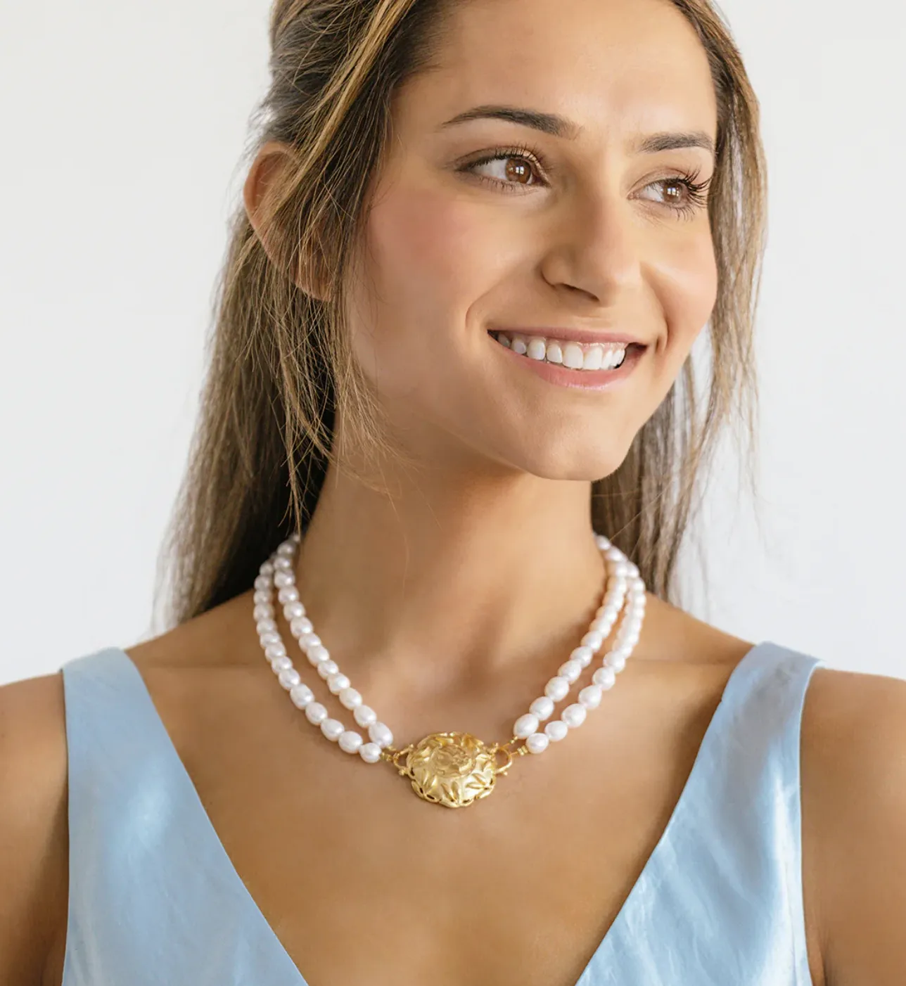 Laudomia Pearl Necklace