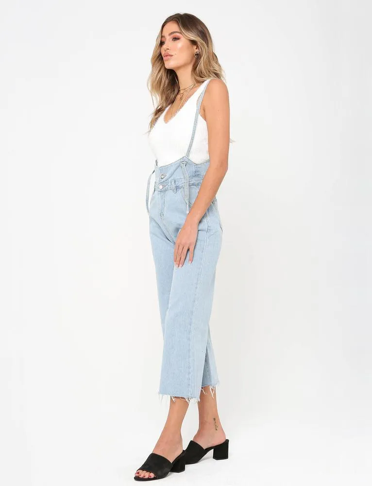 Laura Denim Overalls - Blue