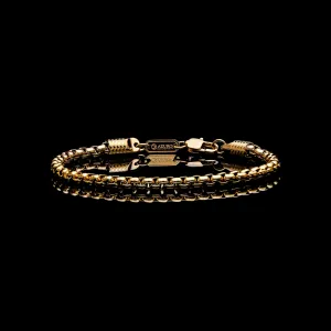 Laurel Box Chain Bracelet | Gold Color