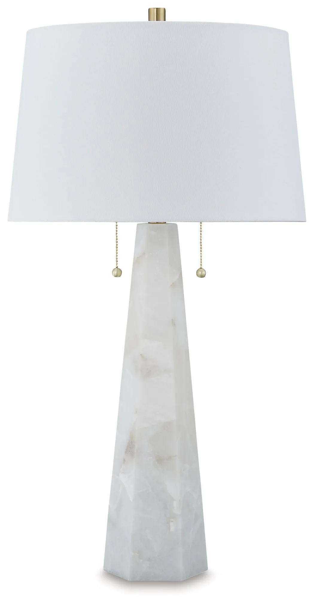 Laurellen - White - Alabaster Table Lamp