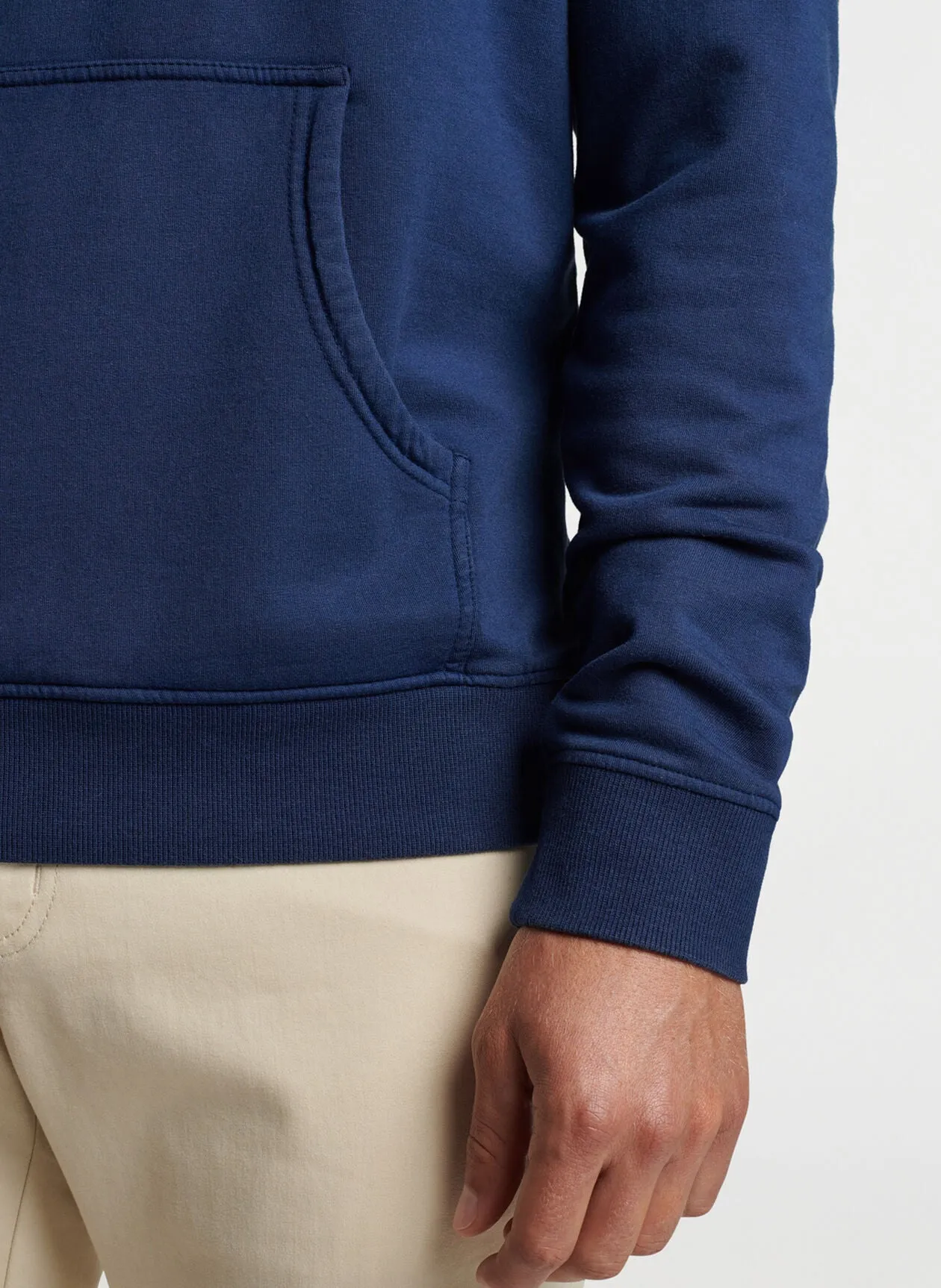 Lava Wash Hoodie in Navy by Peter Millar