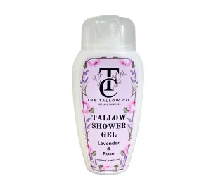 Lavender & Rose Tallow Shower Gel