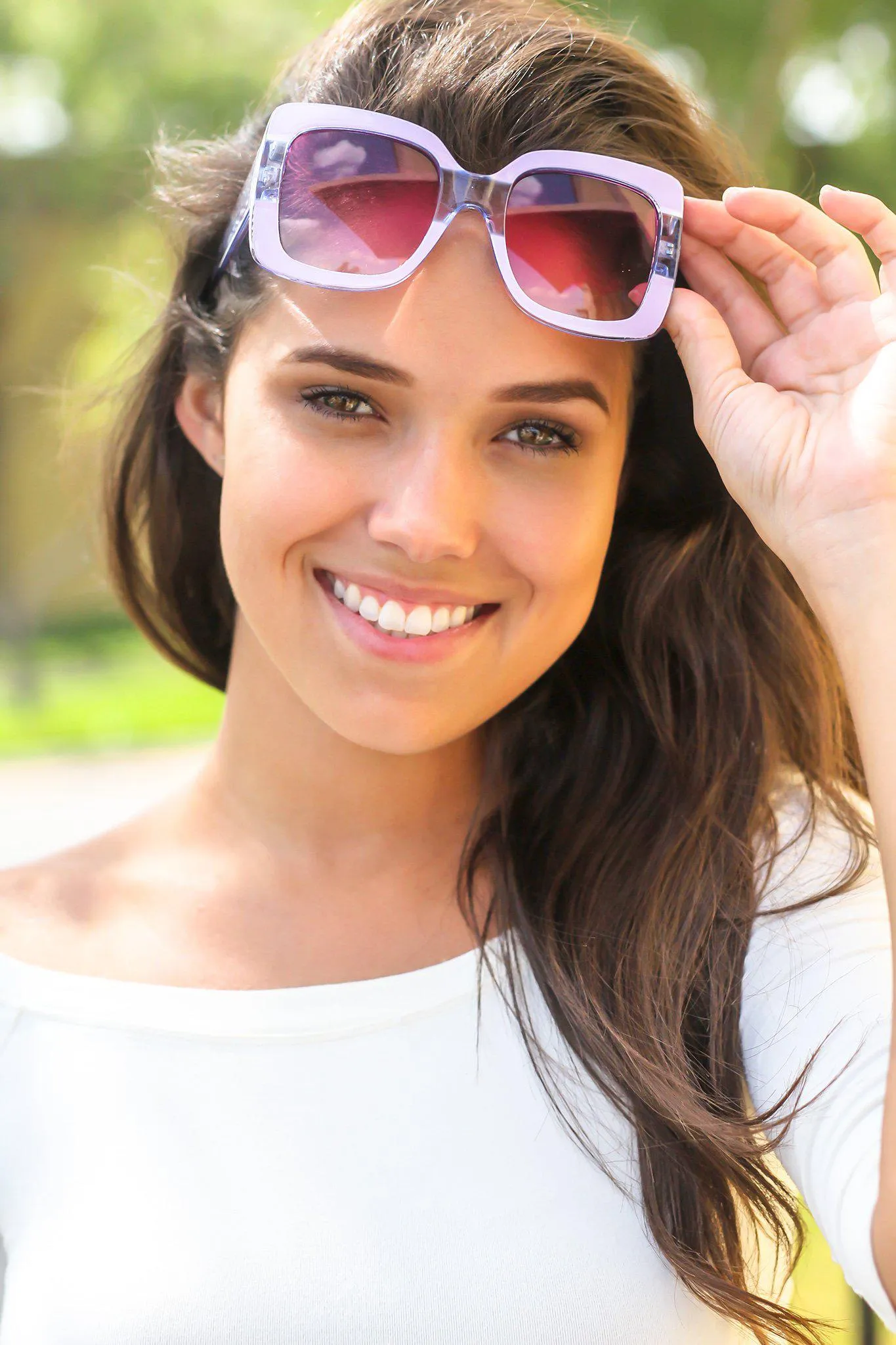 Lavender Bold Sunglasses