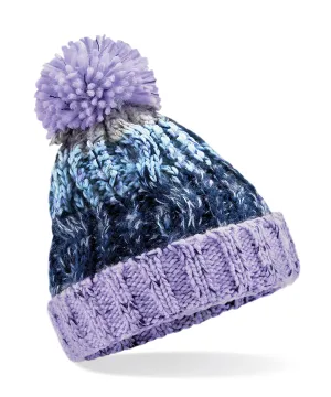 Lavender Fizz - Junior corkscrew pom pom beanie