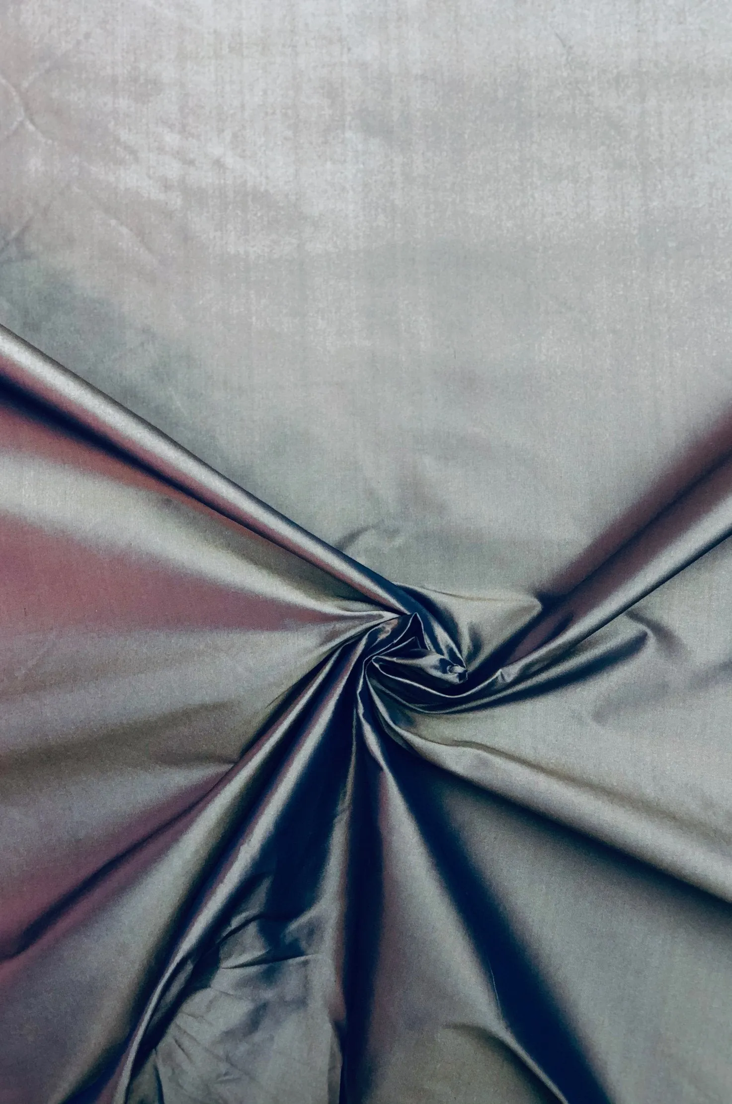 Lavender Gray Taffeta Silk Fabric