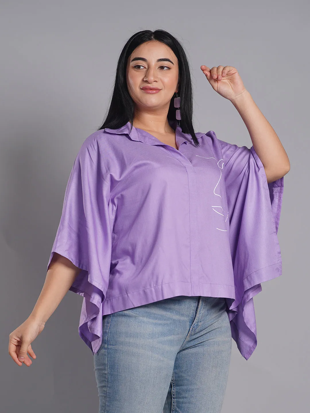 Lavender Kaftan Top - Signora