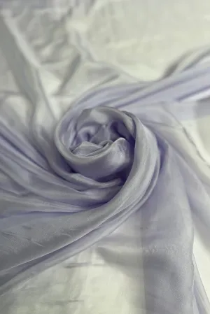 Lavender Purple Silk Chiffon