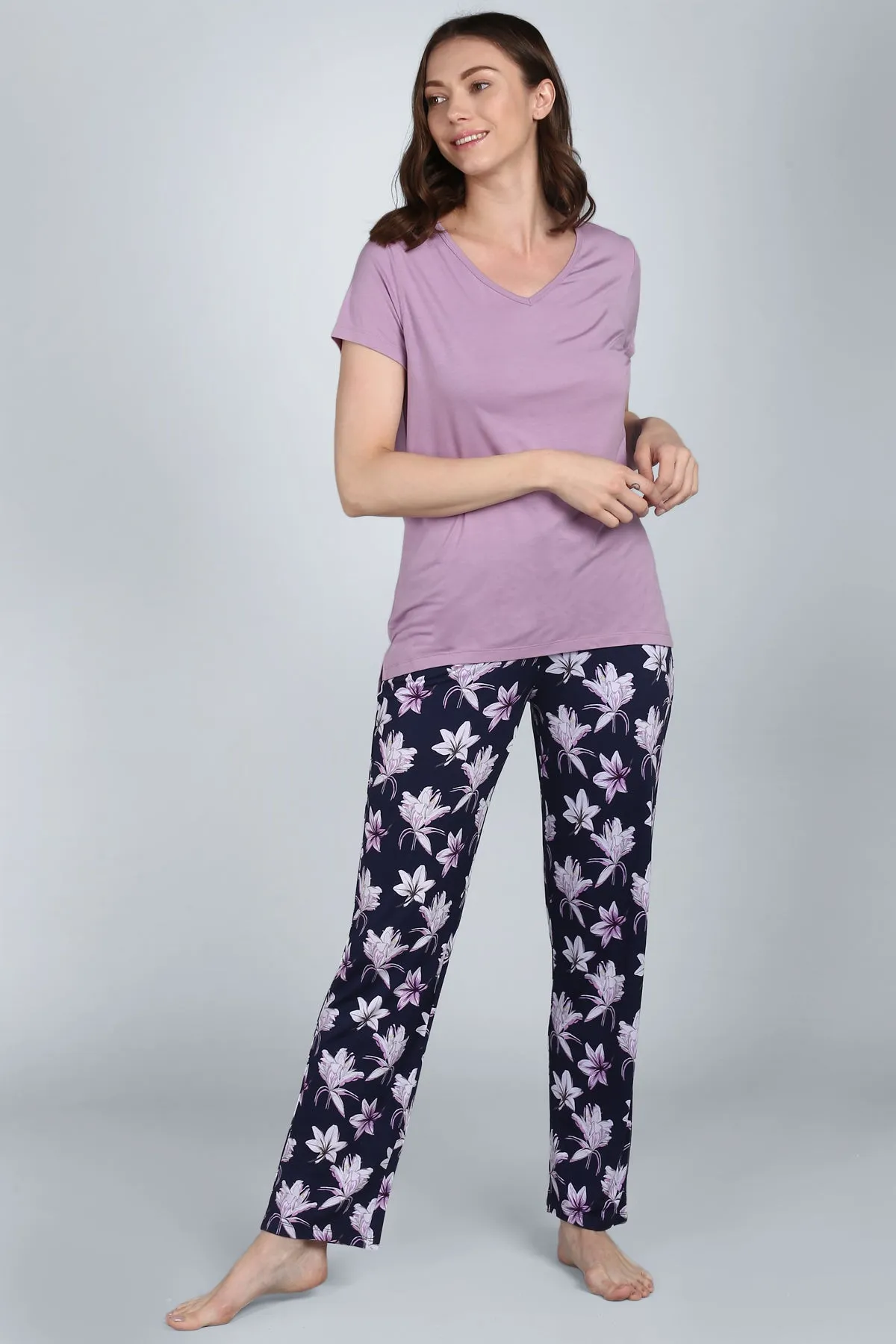 Lavender Sparkle Pajama Set