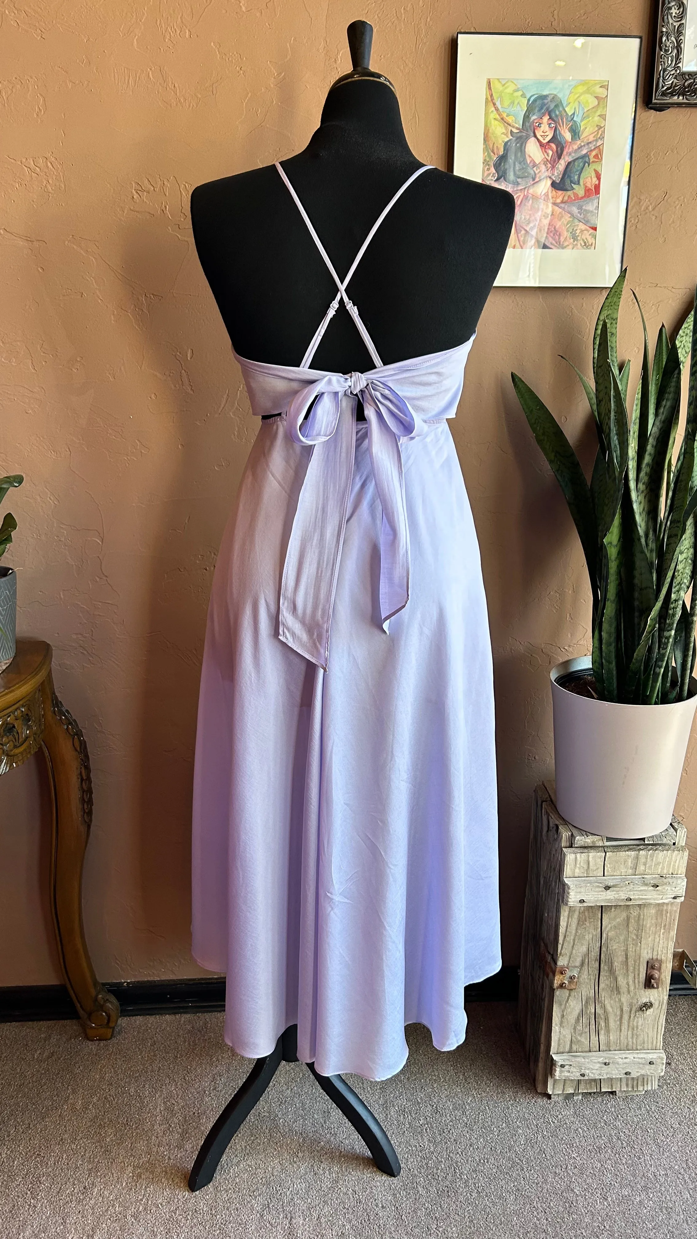 Lavender Special Occasion Mid Length Dress