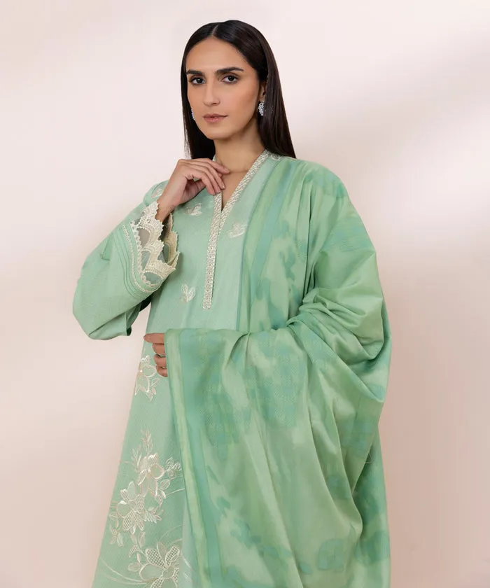 Lawn '24 - 2 Piece - Embroidered Dobby Suit 0U2Dest24V14