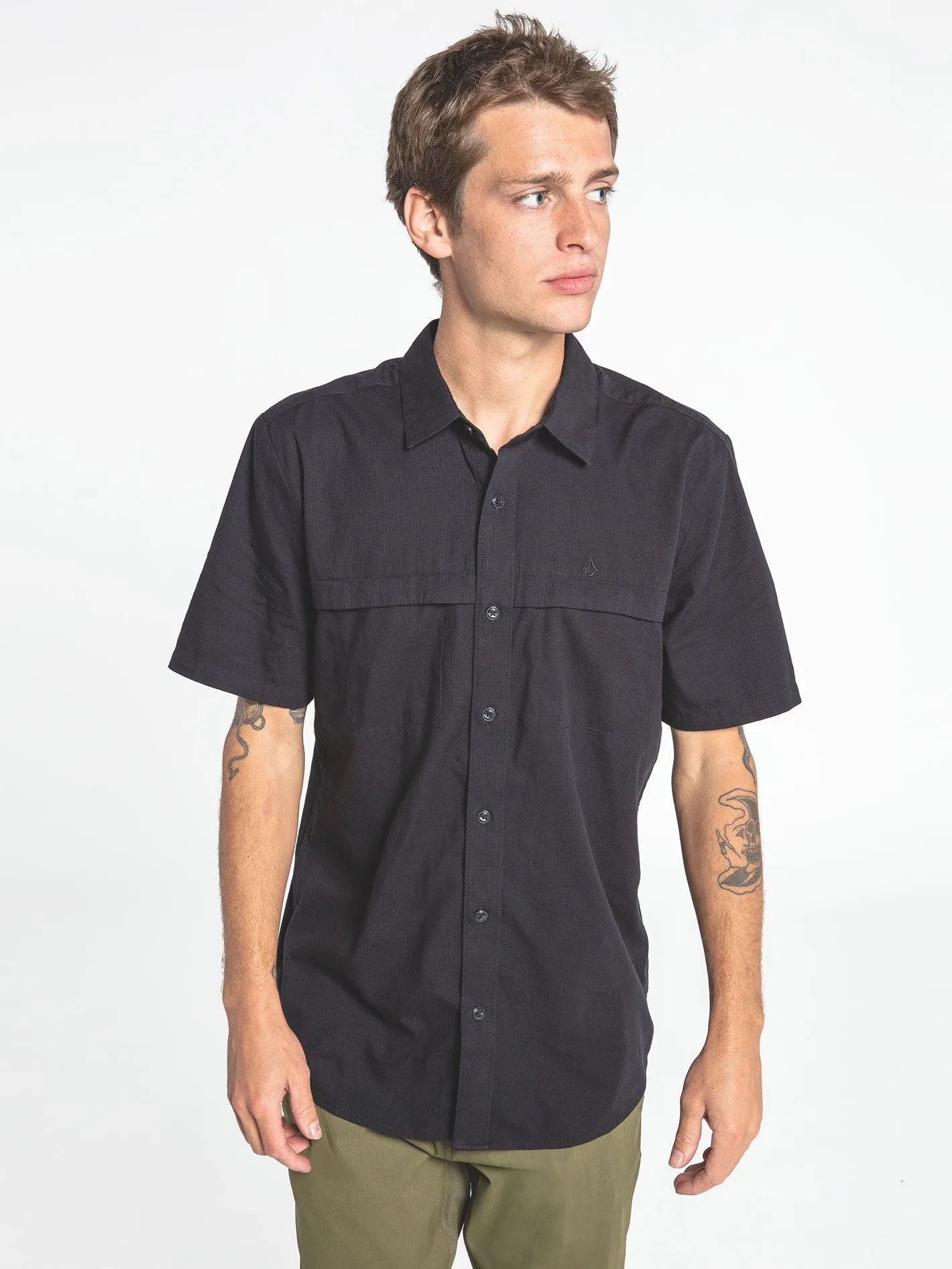 Layne Short Sleeve Shirt - Black