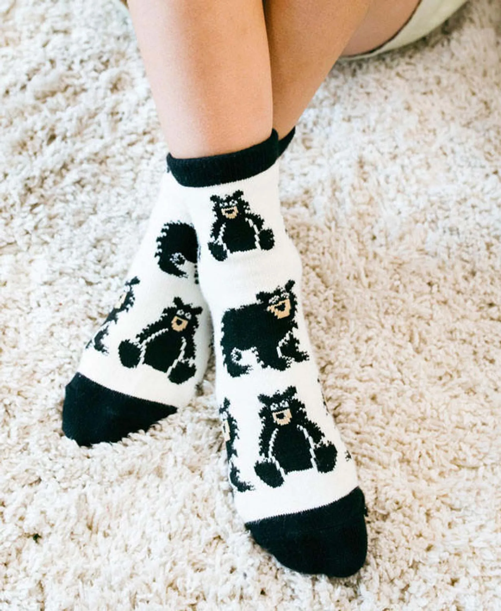 Lazyone Kid's Bear Cub Socks