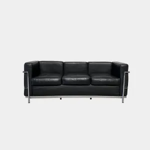 LC2 Petit Modele Three-Seat Sofa