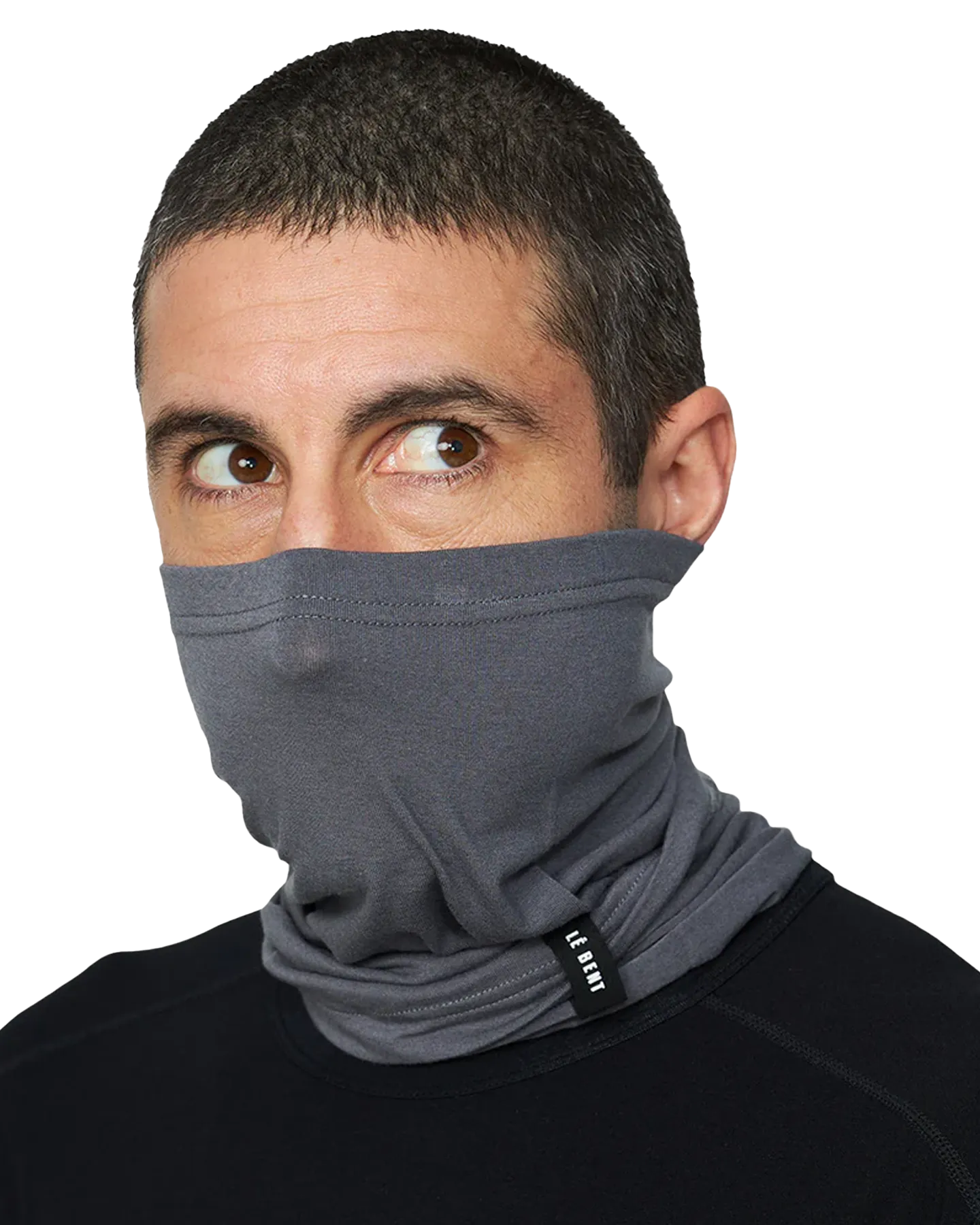 Le Bent Lightweight Neck Gaiter - Smoke Pearl