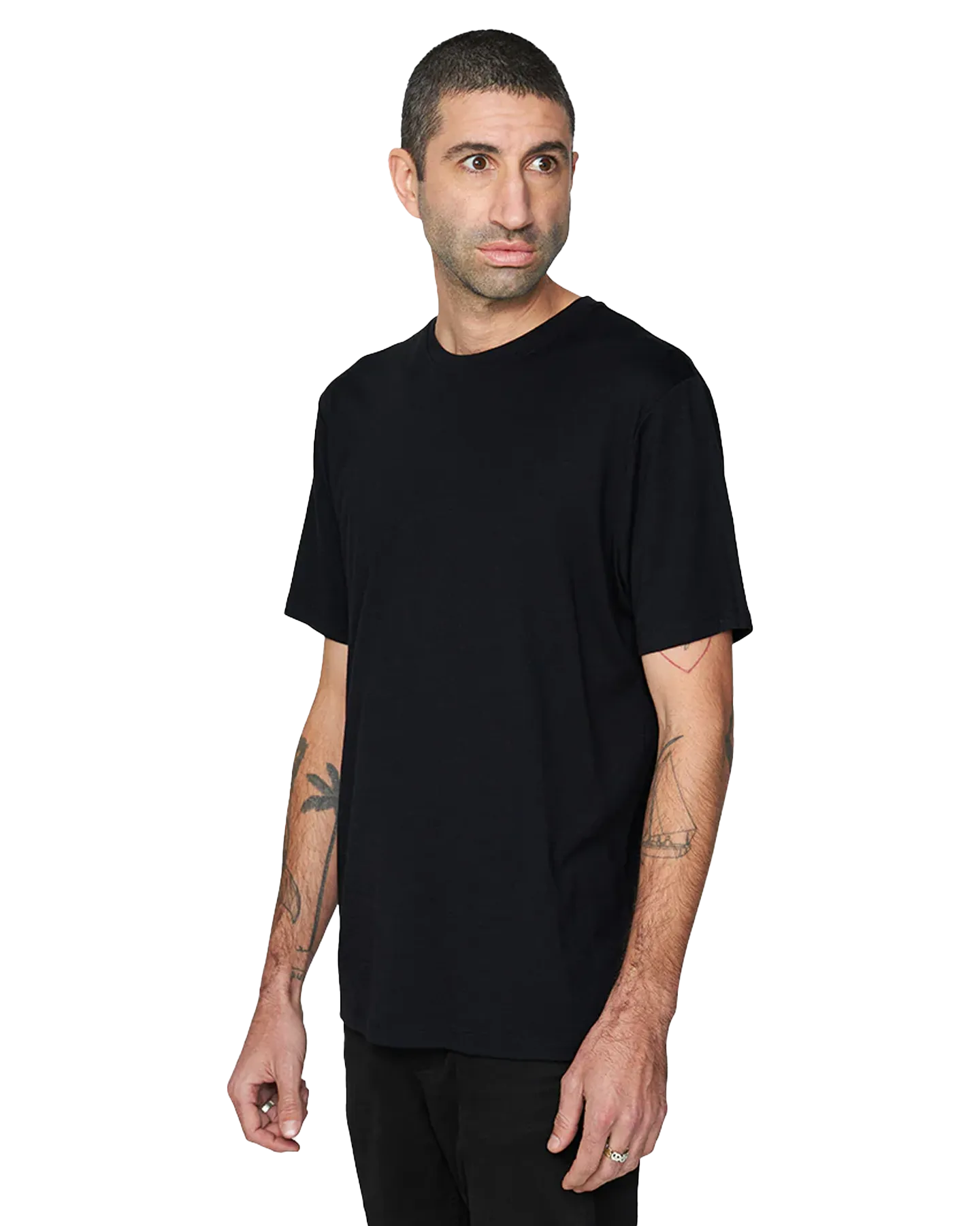 Le Bent Men's Ultralight Short Sleeve Tee - Black