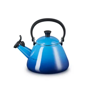 Le Creuset Kone Kettle with Fixed Whistle 1.6 litre Azure