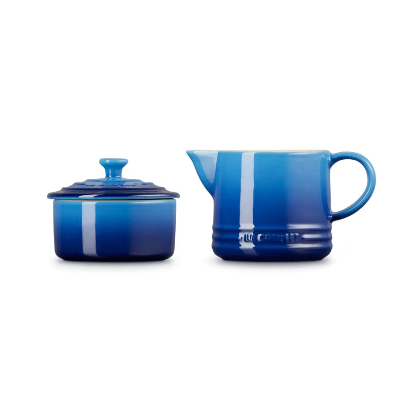 Le Creuset Milk & Sugar Set Azure