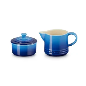 Le Creuset Milk & Sugar Set Azure