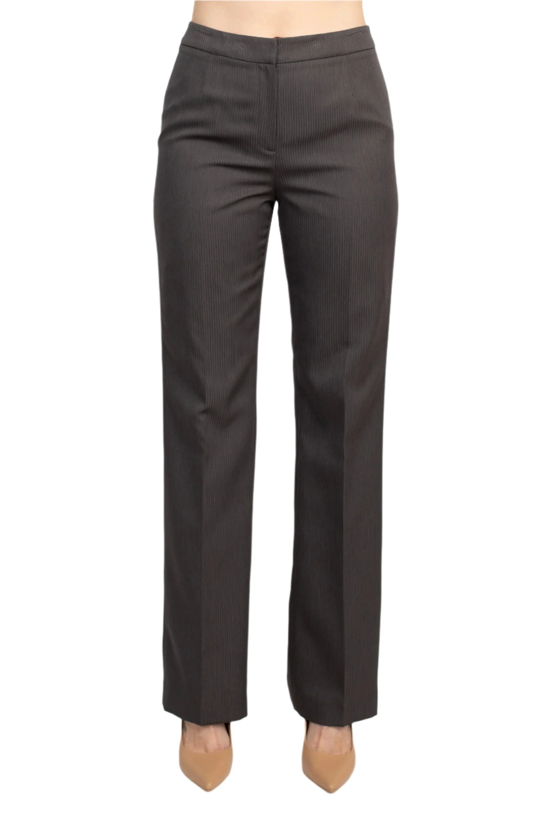 Le Suit Notched Collar Two Button Jacket with Button Hook Zipper Closure Pants (Two Piece Set)