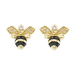 Le Vian Diamond Bee Earrings