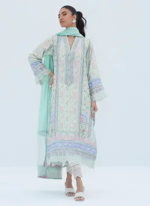 Lea Spring '23 - Amanda Aqua Shirt And Dupatta