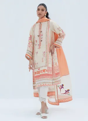 Lea Spring '23 - Sisily Ivory Shirt And Dupatta