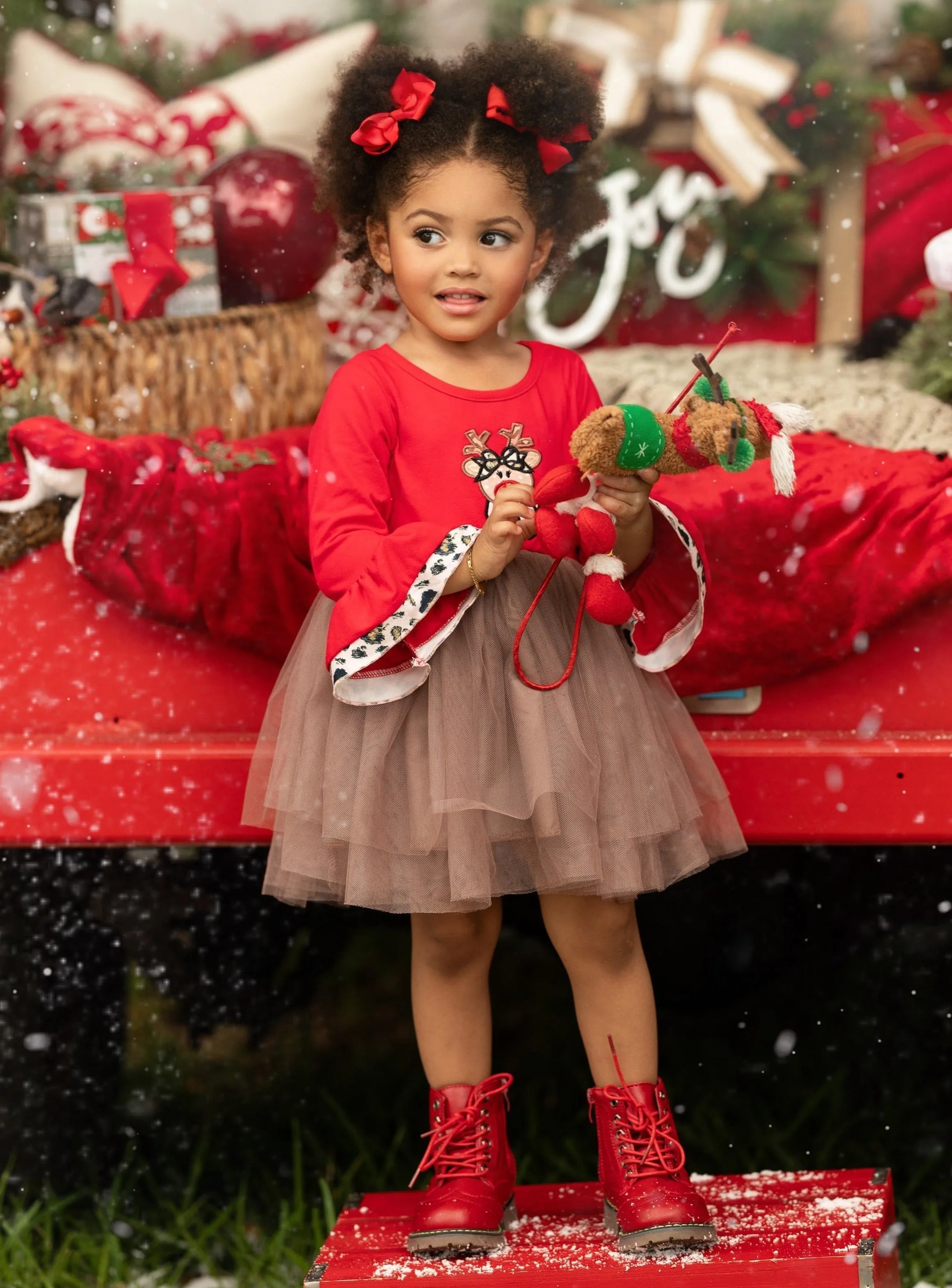 Lead The Way Reindeer Tutu Dress