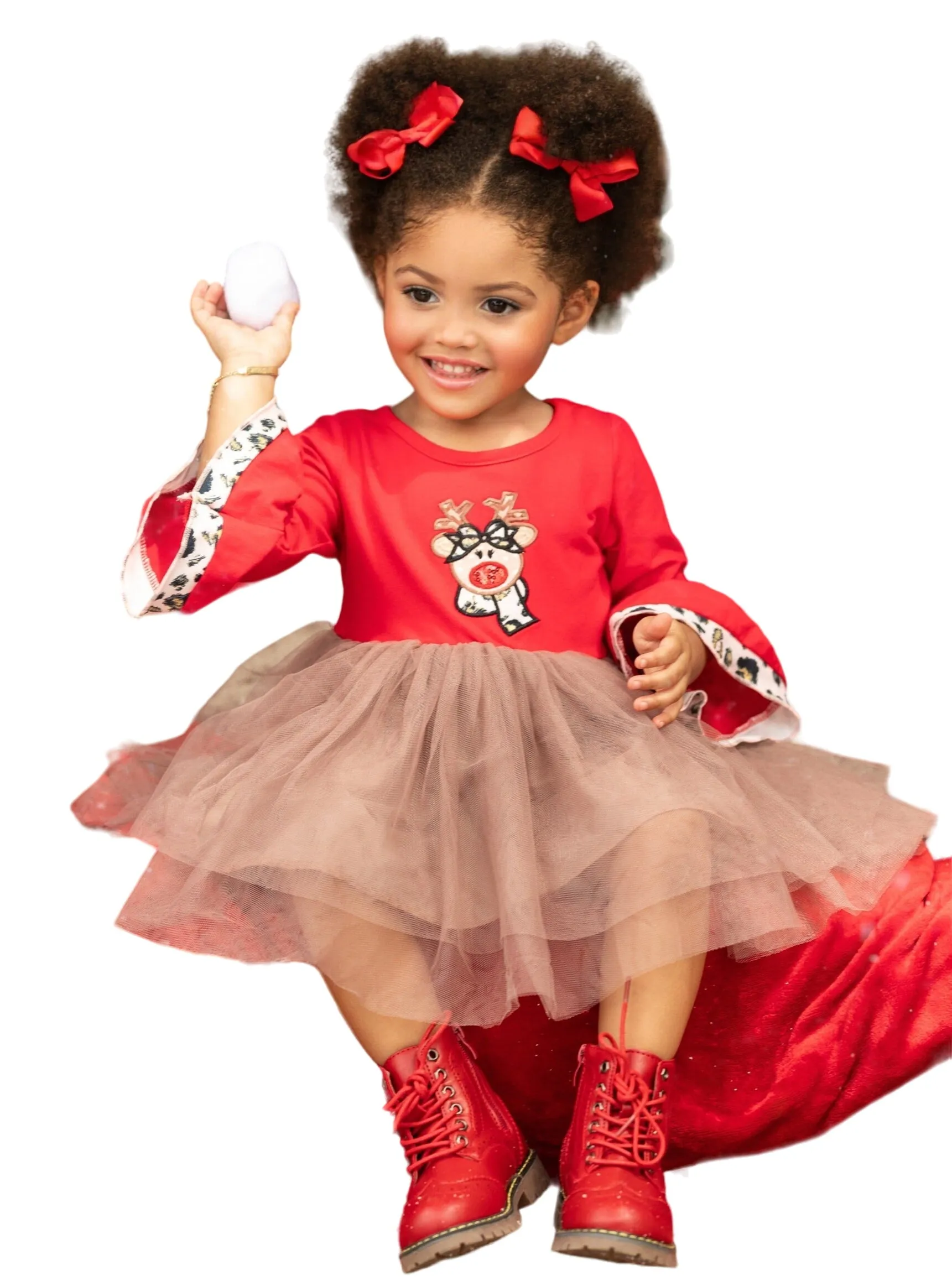 Lead The Way Reindeer Tutu Dress