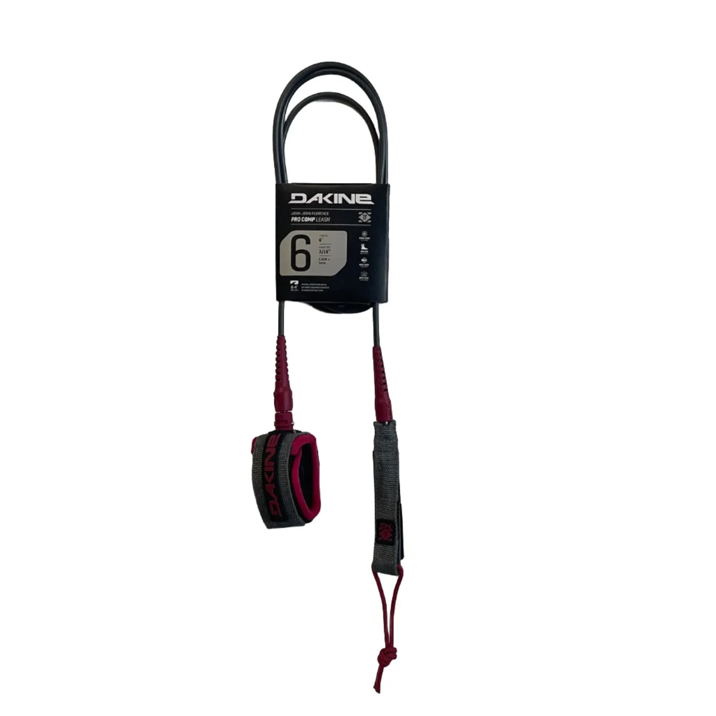 Leashes - Dakine - JJF  Pro Comp 6' X 3/16" - Port