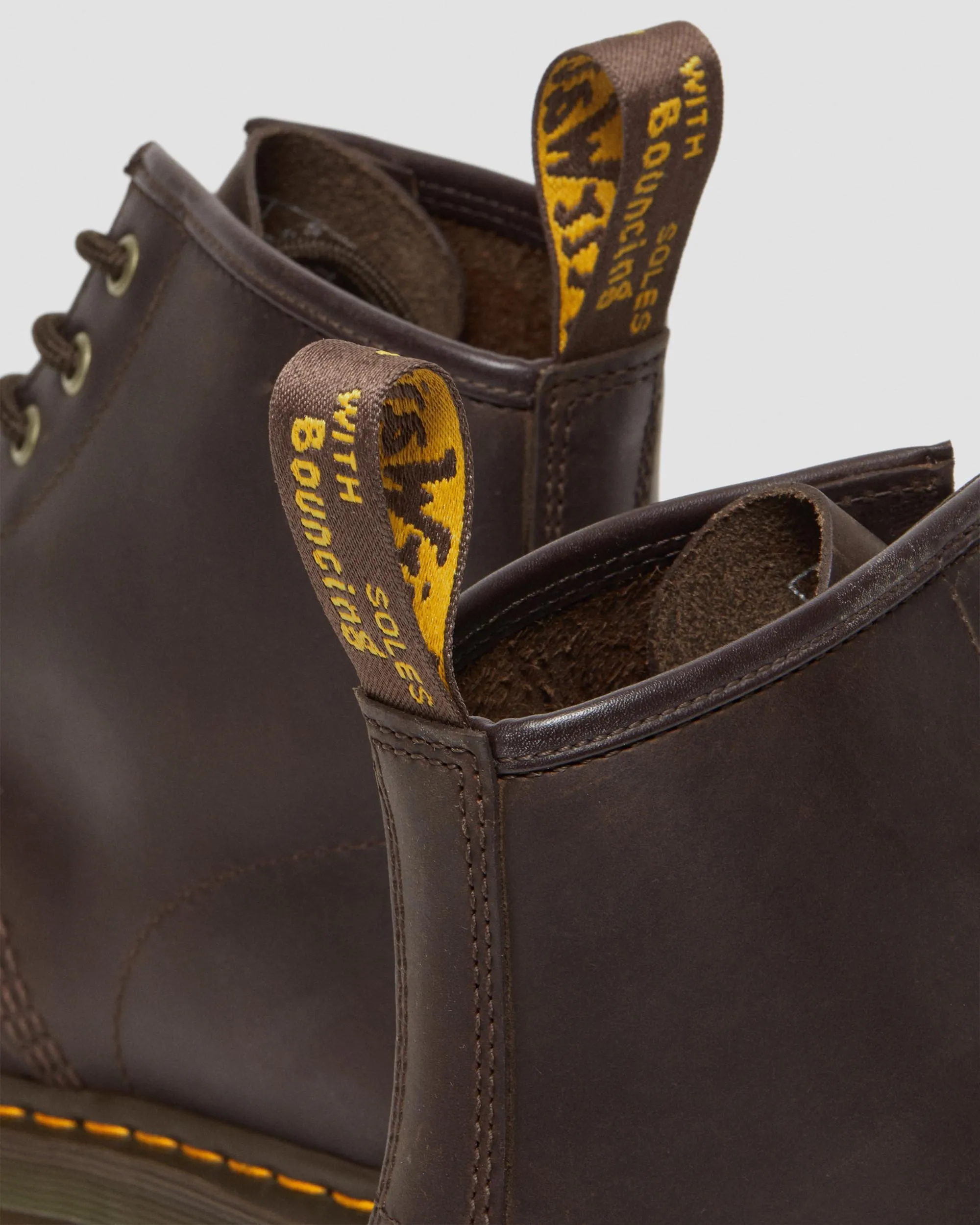 Leather ankle boots 101 Crazy Horse Dr. Martens