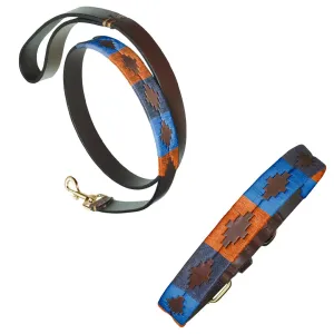 Leather Dog Collar & Lead - Lumbre by Pampeano