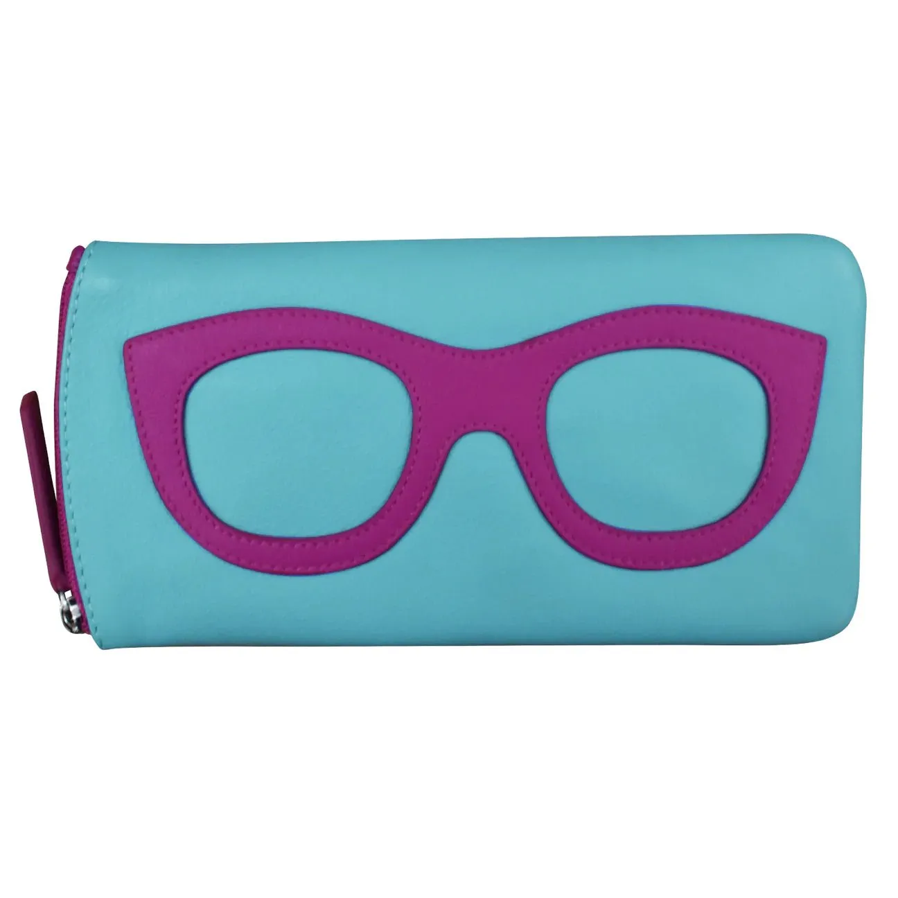 Leather Eyeglass Case with Frame Design