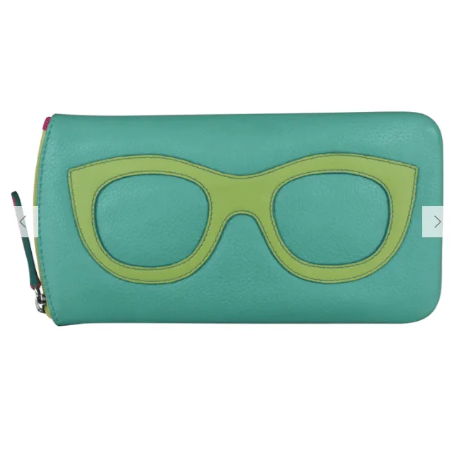 Leather Eyeglass Case with Frame Design