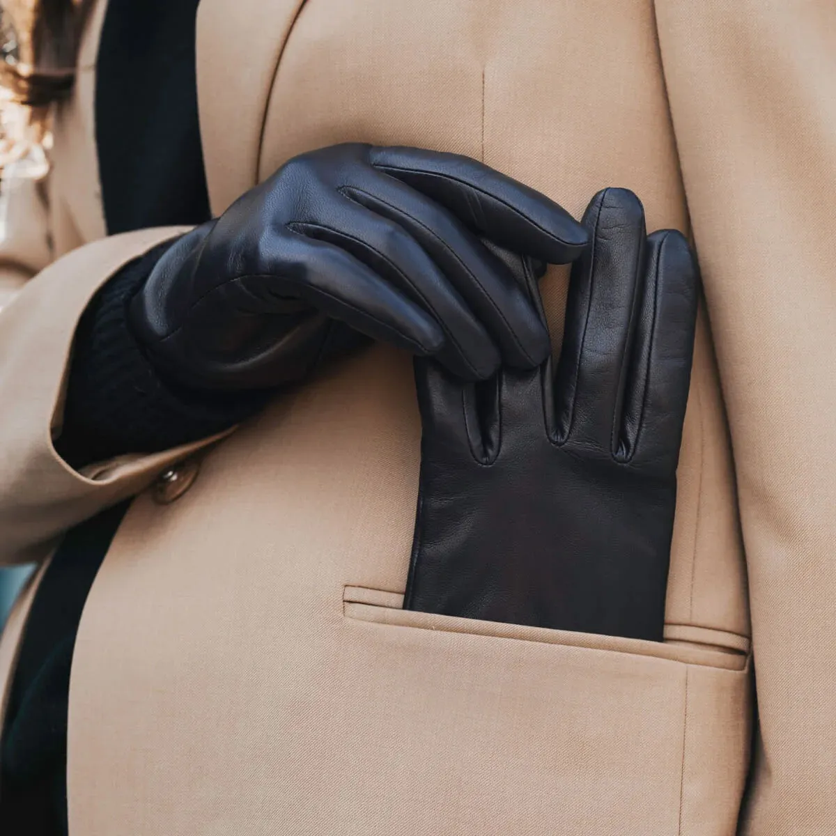 Leather Gloves – Cashmere Lined