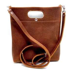 Leather Handle Tote Bag