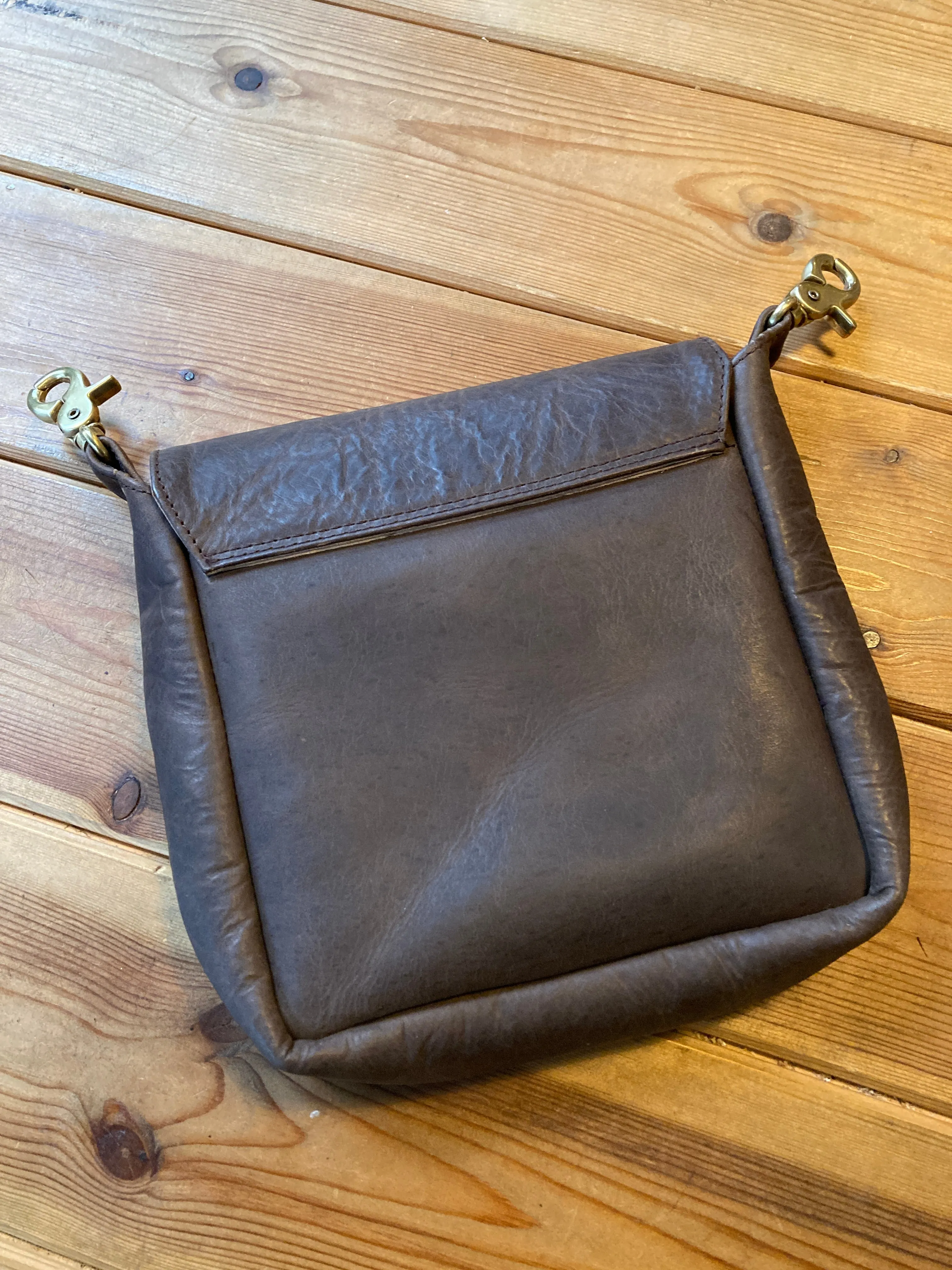 Leather Hip Pouch -  Vickers - Brown